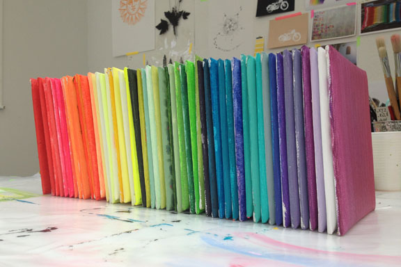 mitkrearum.dk kreativitet 105 kunsthøjskolen i holbæk 15x15 kakler regnbue række hvilken farve i regnbuen er du