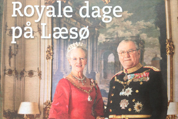 Royale dage på Læsø 3. september. Udsnit af foto af annoncetillæg til Nordjyske Stiftstidende