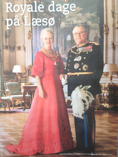 Royale dage på Læsø 3. september. Foto af annoncetillæg til Nordjyske Stiftstidende