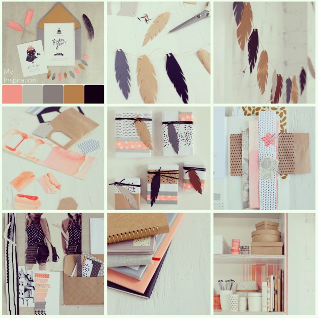 365 mood boards in 2014. Mood board #143: From mood board to beautiful creations. Photos from decor8blog. Instagram filter Valencia. Photographer: Susanne Randers