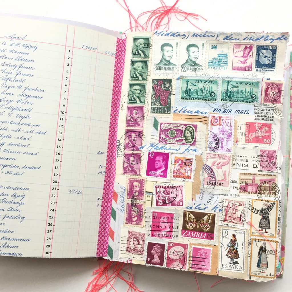 mitkrearum artjournal traveljournal stamps